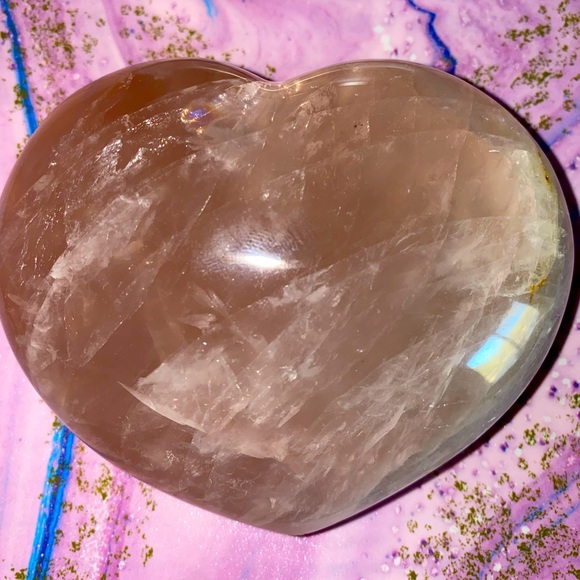 Other - 💕 Beautiful Rose Quartz Heart 💕 - 1.32 lbs